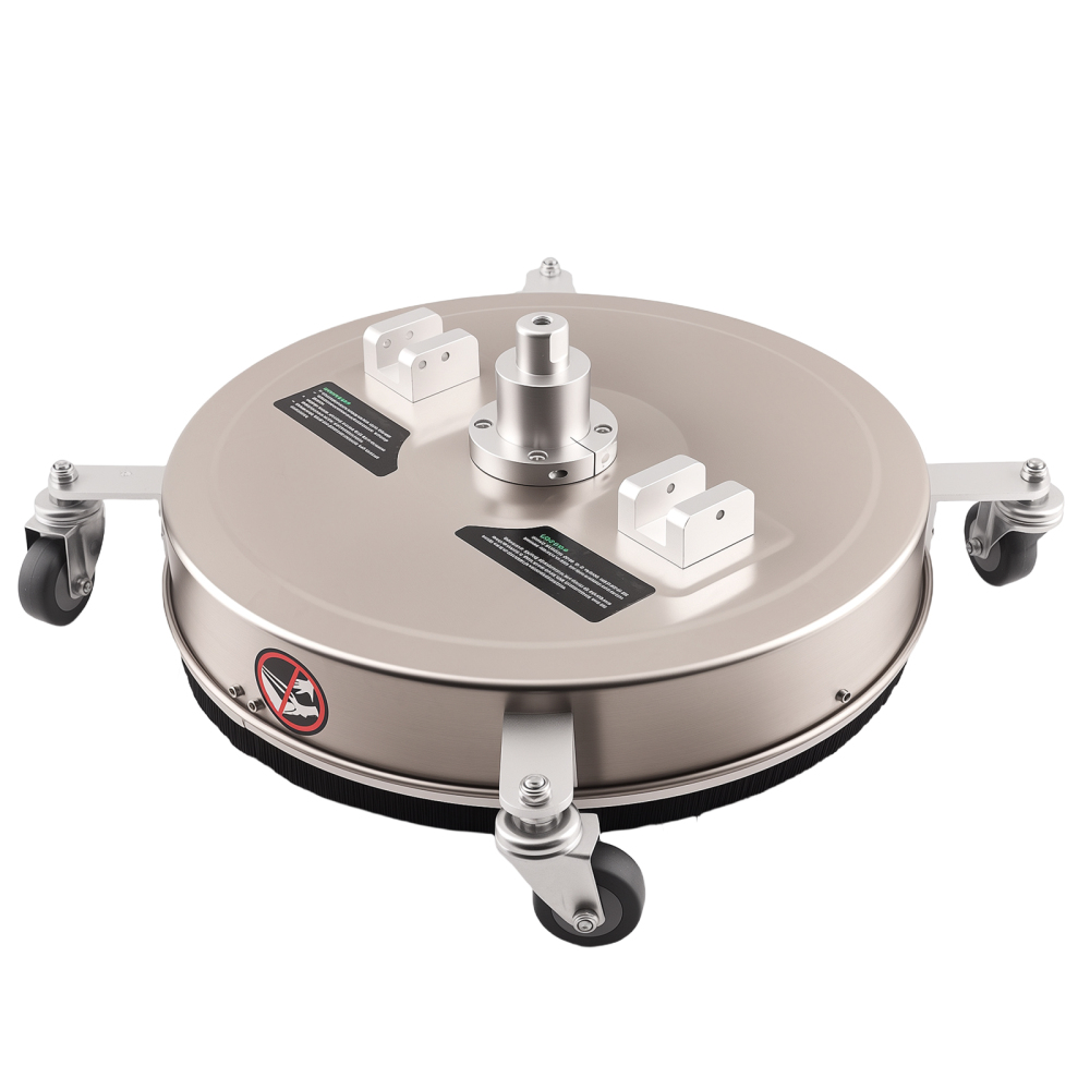 20 In 4500PSI Pressure Washer Surface Cleaner Stainless Steel 4 Wheels