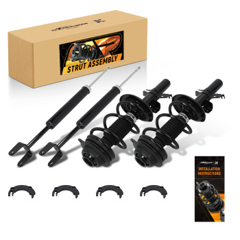 Front Rear Struts Shocks Assembly compatible for Dodge Dart 2013-2016 172642 172641