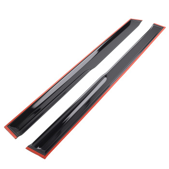 Acrylic Window Visors Rain Guards compatible for Toyota Highlander 2008-2013 Black Set of 4