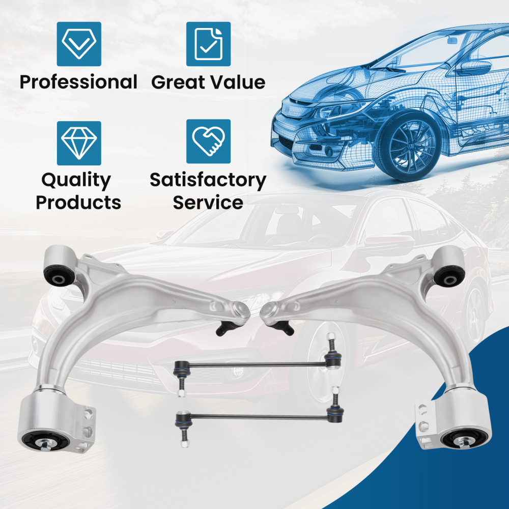 Front Lower Control Arms Ball Joint For 2012-2017 compatible for Buick Verano 11-15 compatible for Chevy Cruze