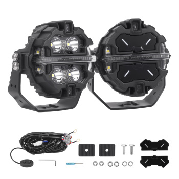 Luci di guida a LED 19200LM Spot RGB Pods For UTV Marine 4X4 Off Road 12V IP68