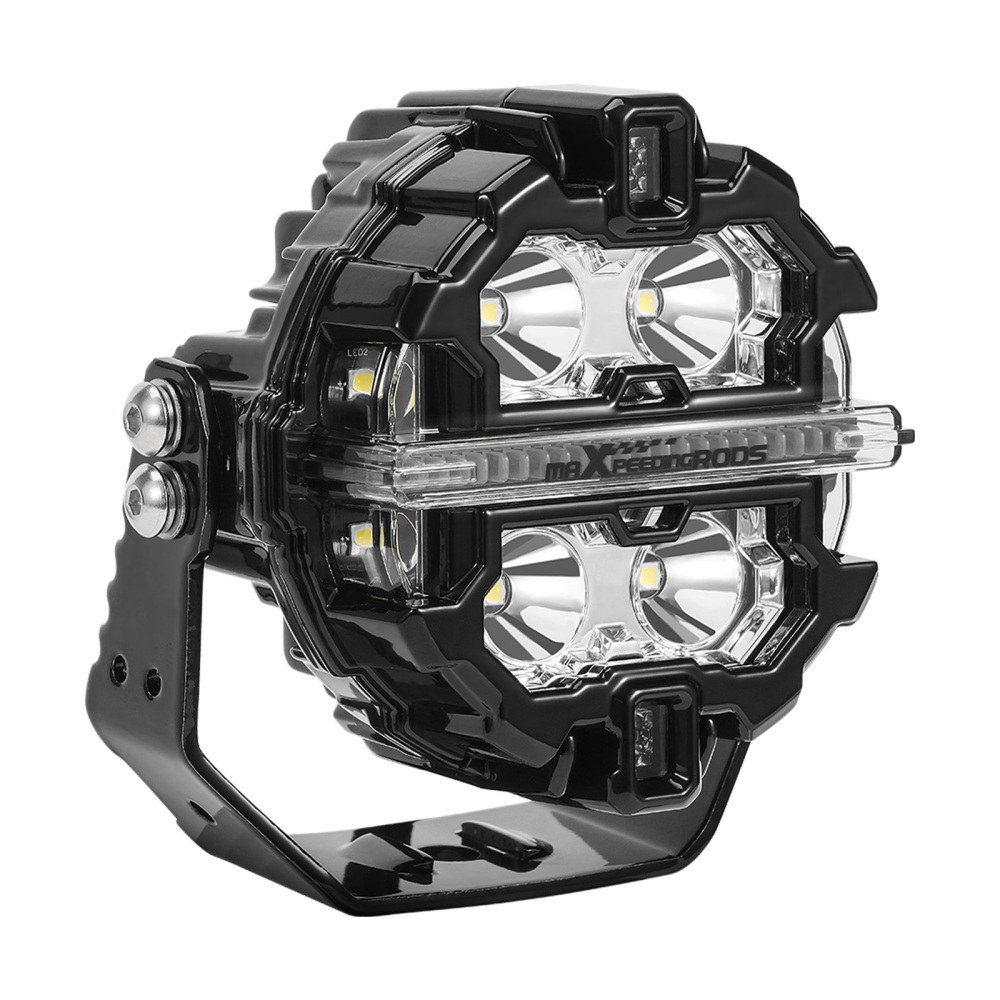 Round LED Work Light 3.5 For Marine Truck SUV ATV Side Shooter compatibile per White Amber DRL