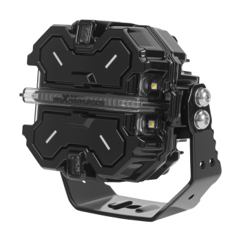 Barra LED 3.5 Pollici 270° Spot Beam Faro Ausiliario Guida Off Road 19200LM IP68