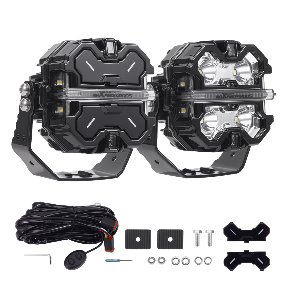 LED Auxiliary Lights 270° Beam IP68 Waterproof For Marine Boat Mining Vehicle