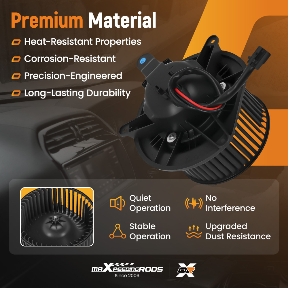 HVAC Heater Blower Motor Assembly compatible for Jeep Grand Cherokee WK 2005-2010 700168