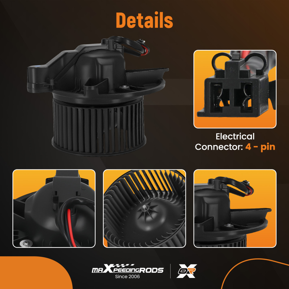 HVAC Heater Blower Motor Assembly compatible for Jeep Grand Cherokee WK 2005-2010 700168