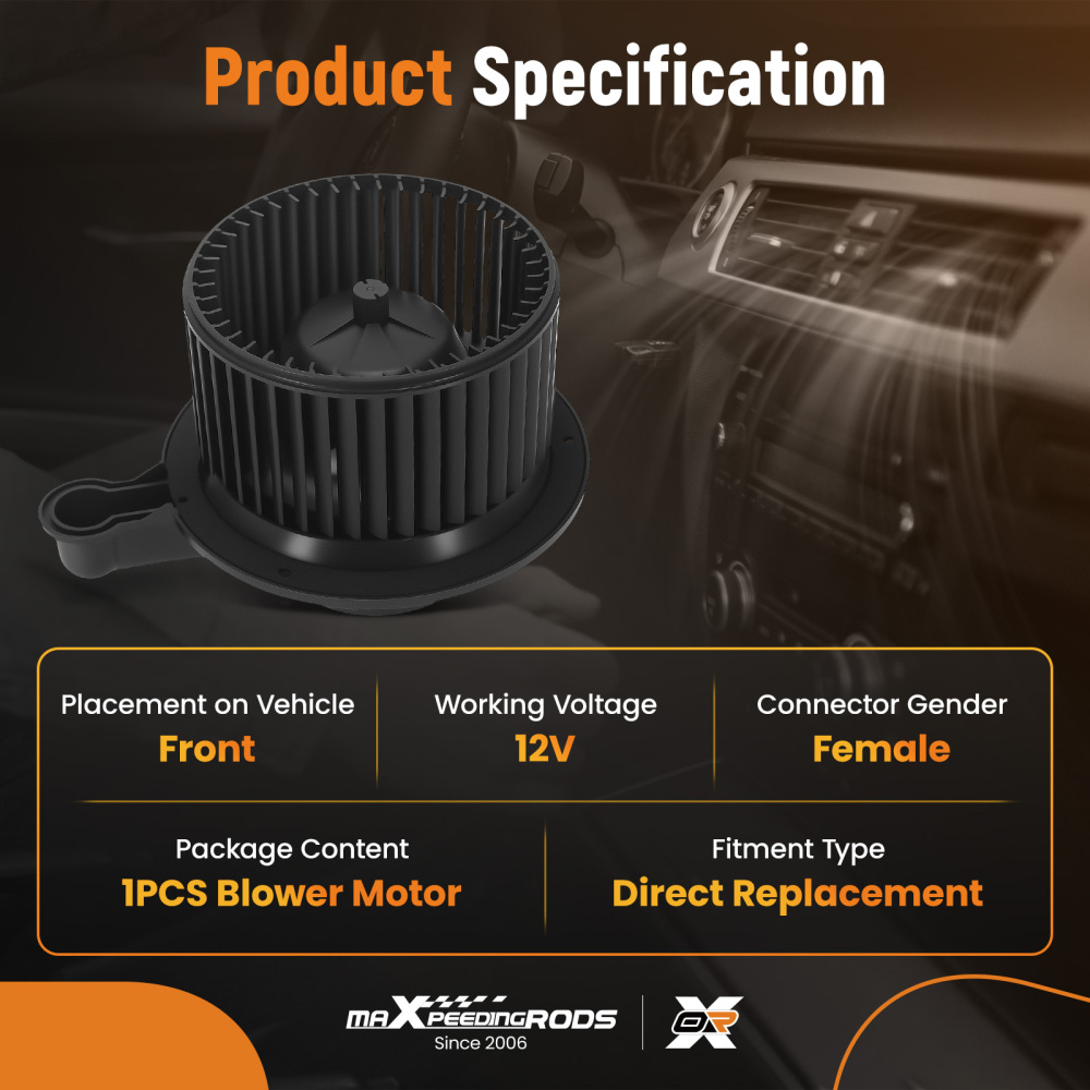 HVAC Heater Blower Motor with Fan compatible for Ford Explorer Sport Trac 2007-2010 700178