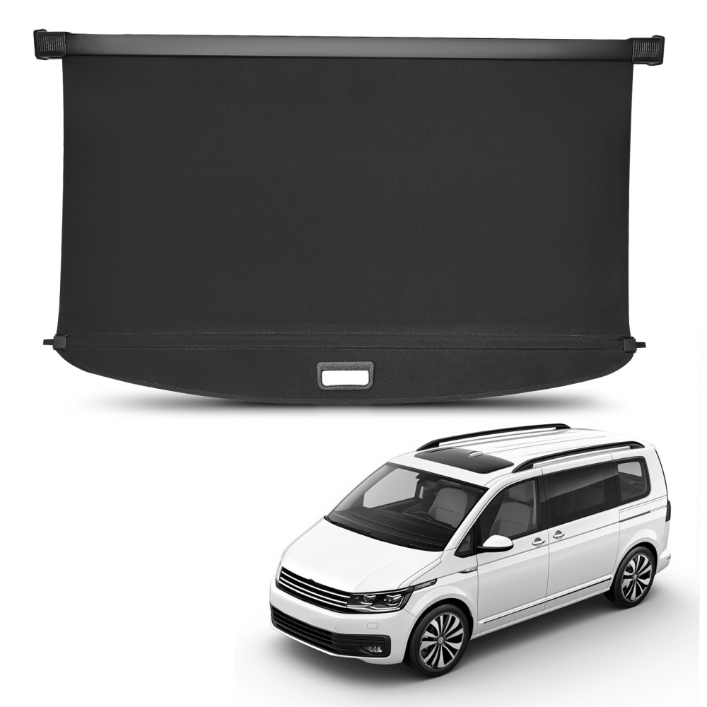 Black Cargo Parcel Trunk Shelf compatible for VW Sharan compatible for Seat Alhambra 10-22 7N0867871C