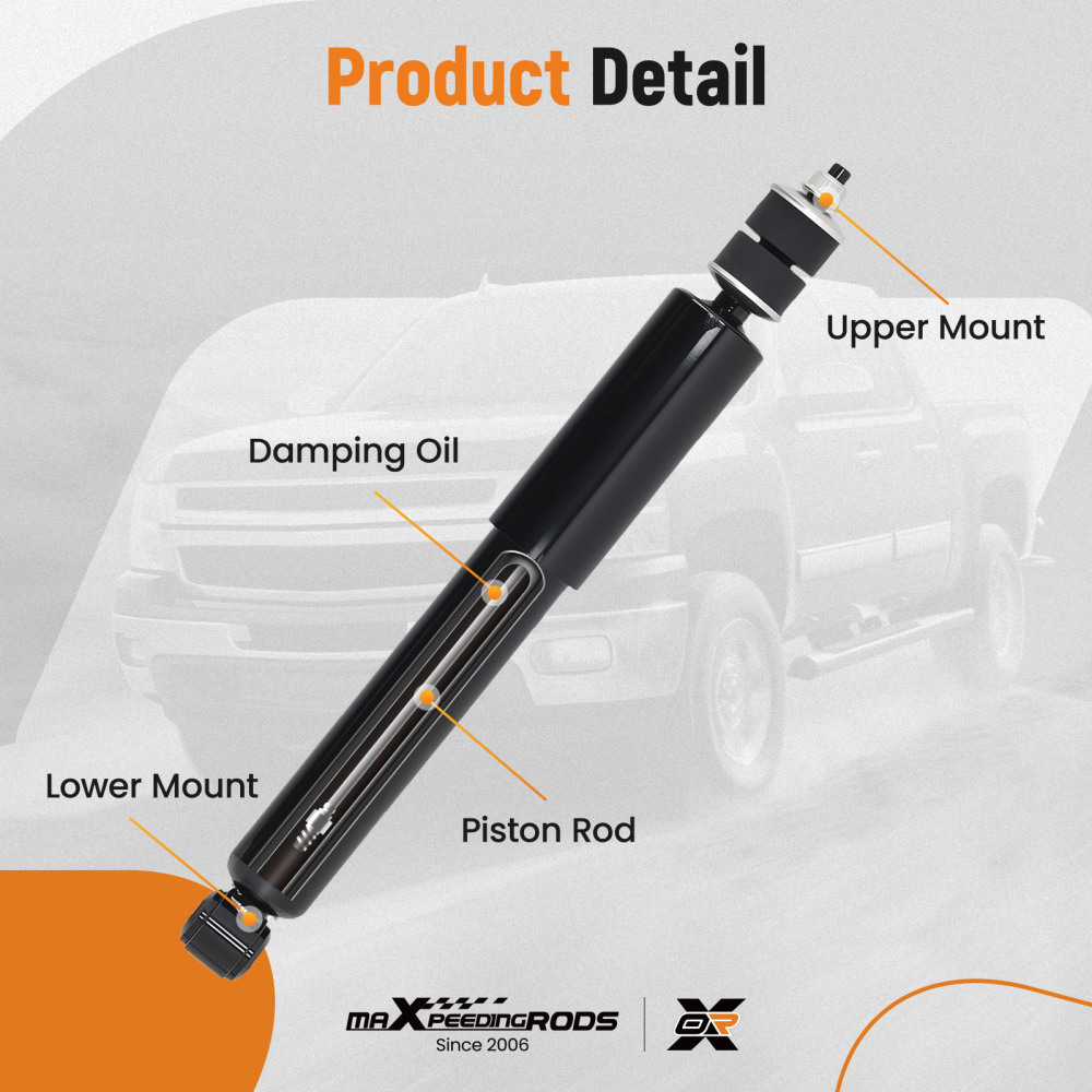 2pcs Suspension Front Shock Absorbers compatible for Ford Excursion RWD 2000-2005