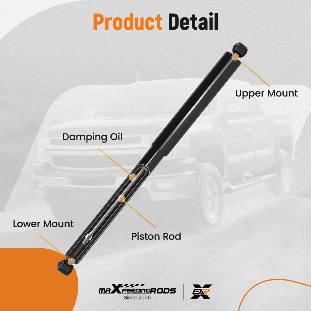 Quick Complete Front Rear Strut Assembly compatible for Ford F-250 Super Duty 2005-2021