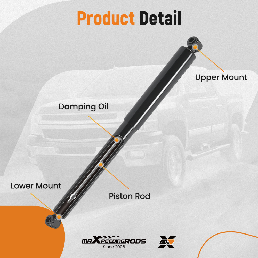 Suspension Rear Struts Absorbers compatible for Dodge Ram 1500 1994-2001 compatible for Ram 2500 1994-2002