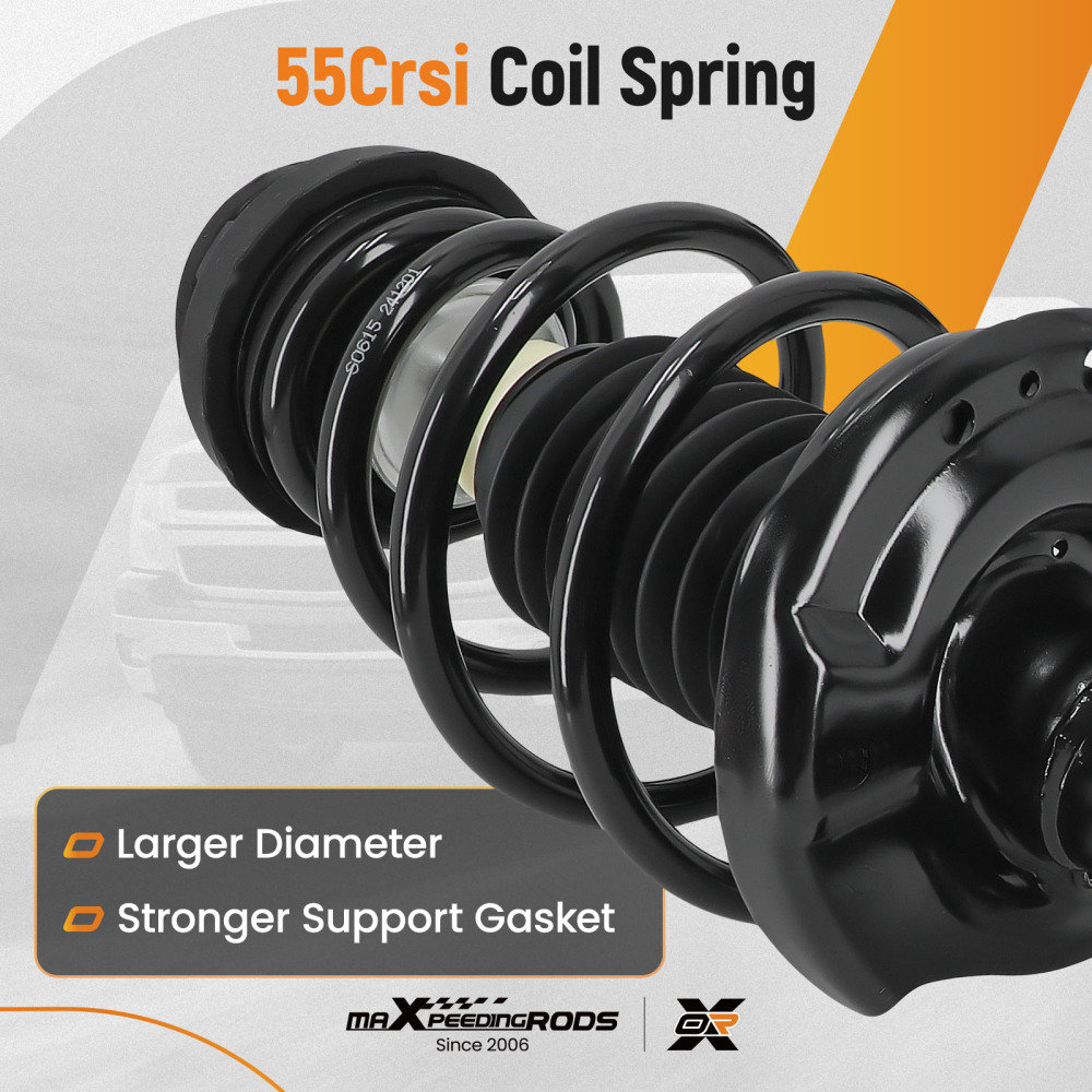 4pcs FrontRear Struts w/Coil Spring compatible for Chevrolet Camaro 2010-2012