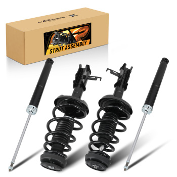 Front Rear Complete Shocks Struts Coil Spring compatible for Chevy Cruze 2012-2015