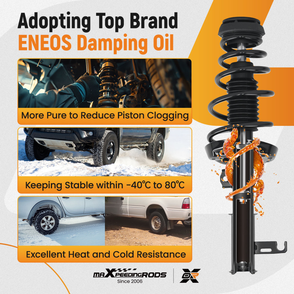 Front Rear Complete Shocks Struts Coil Spring compatible for Chevy Cruze 2012-2015