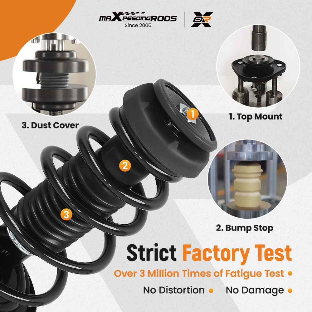 Front Rear Complete Shocks Struts Coil Spring compatible for Chevy Cruze 2012-2015