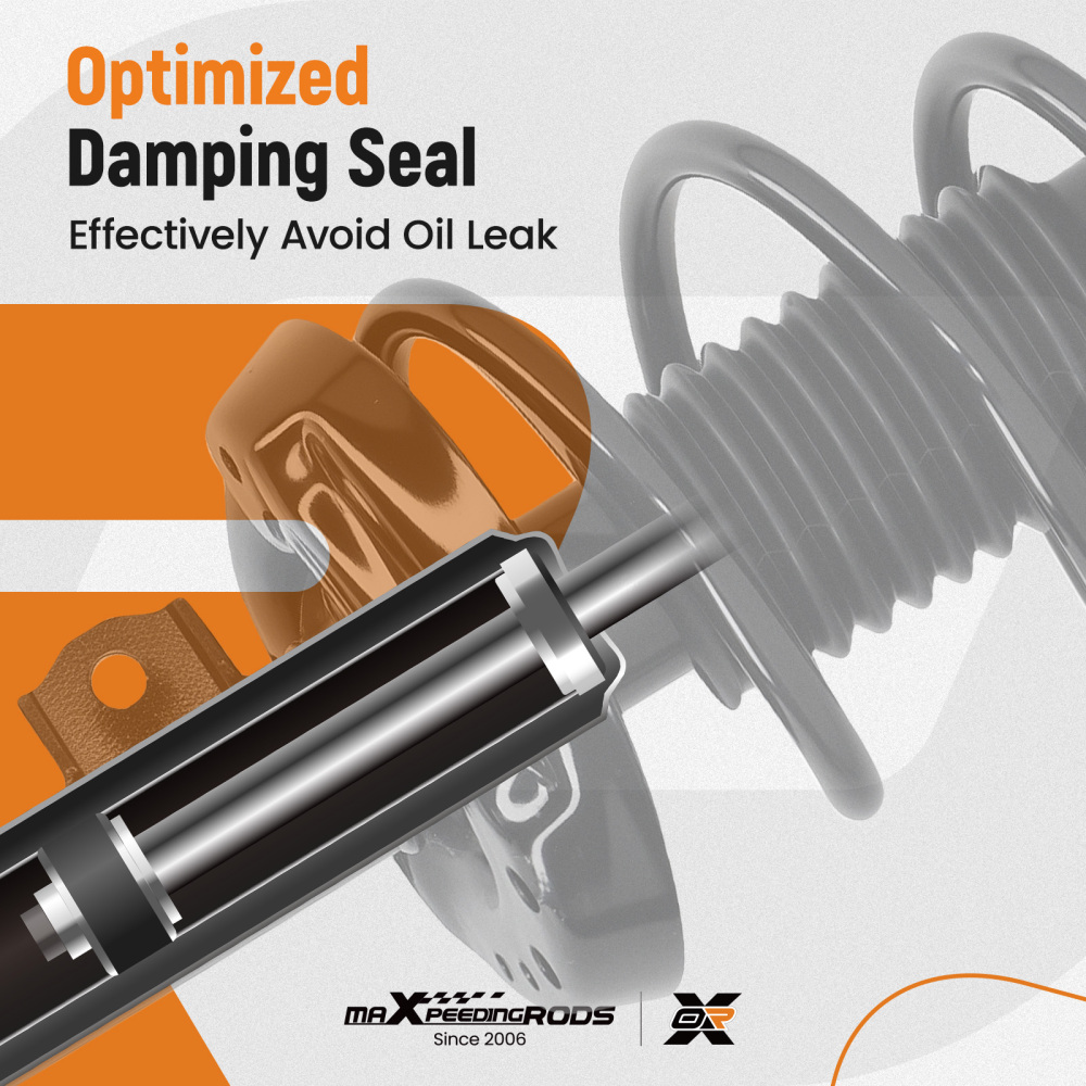 Front Rear Complete Shocks Struts Coil Spring compatible for Chevy Cruze 2012-2015