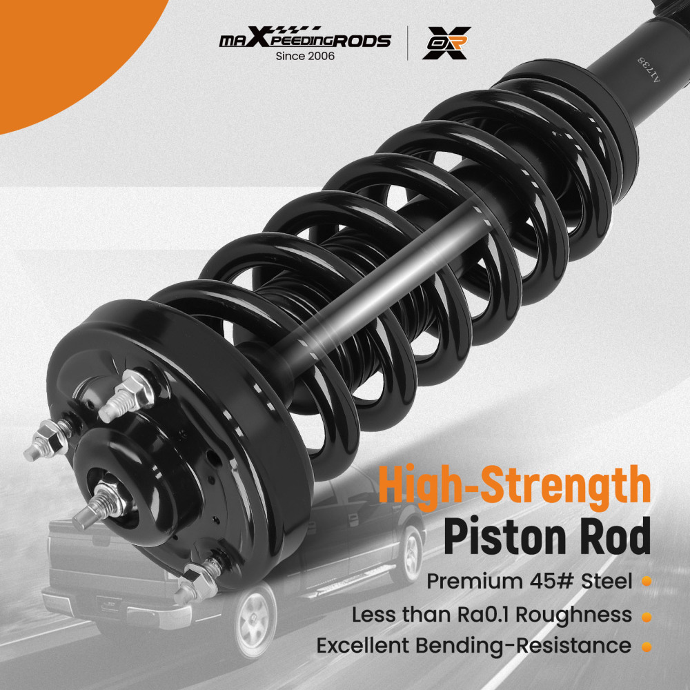 Pair Front Strut Spring compatible for Ford F-150 4WD 2015-2020 173032L 173032R 5.0L