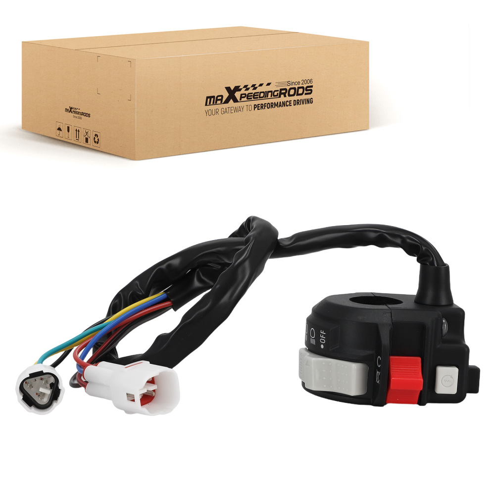 Left Handlebar Start Stop Switch compatible for Yamaha BEAR TRACKER 2002-04 4KB-83973-00-00