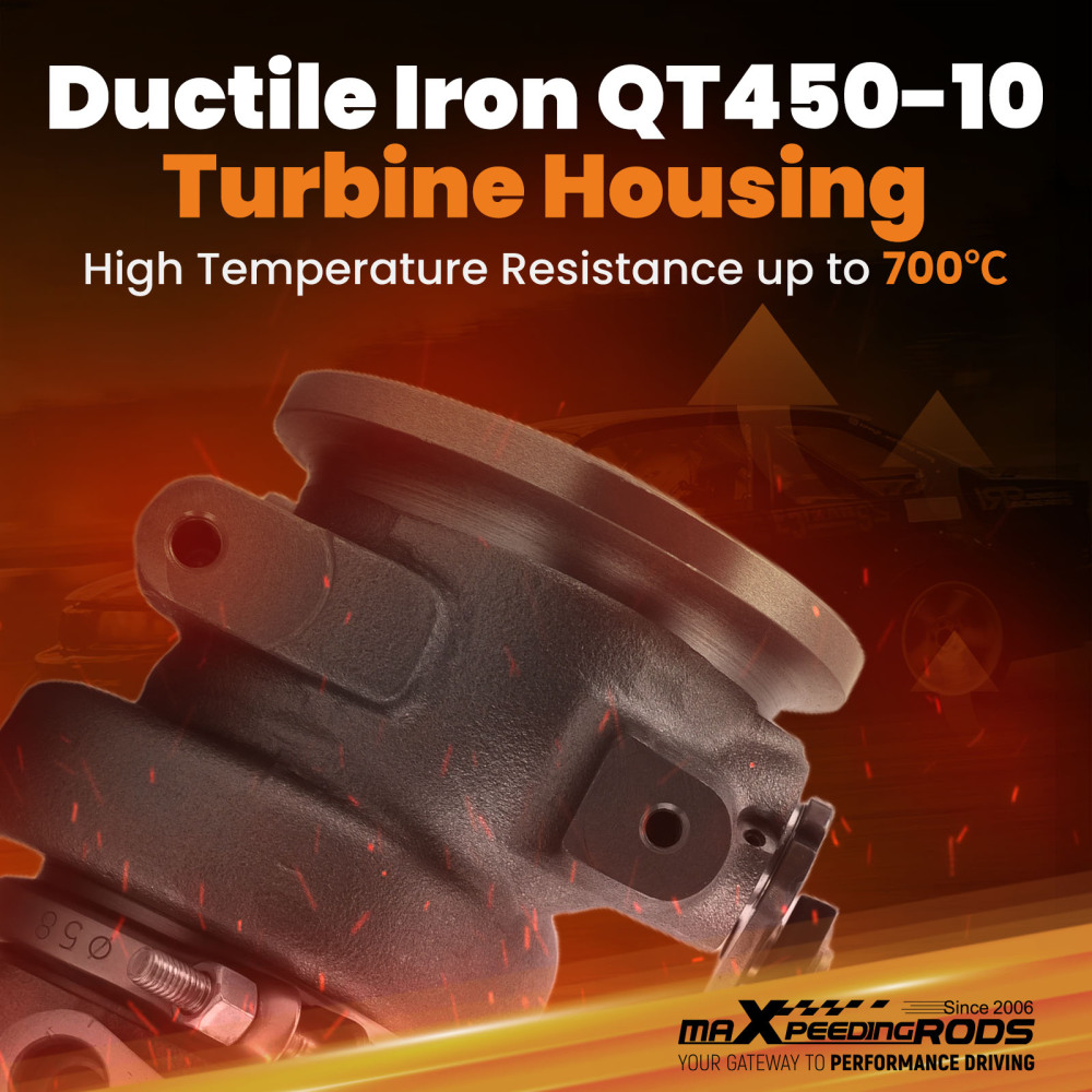 Turbocharger TD025 compatibile per VW Golf VII 1.4 TSI 150PS 2014-2021 04E145715B 04E145721P