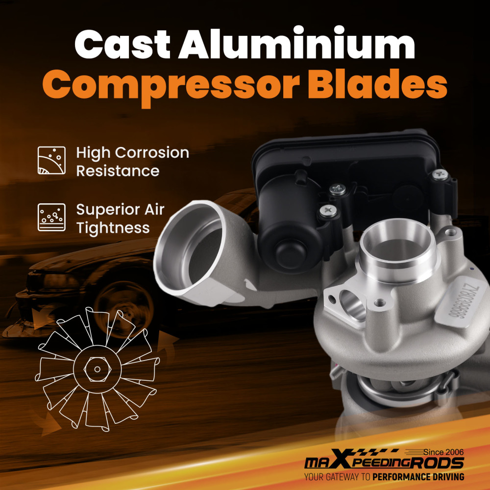 Turbocharger TD025 compatibile per VW Golf VII 1.4 TSI 150PS 2014-2021 04E145715B 04E145721P