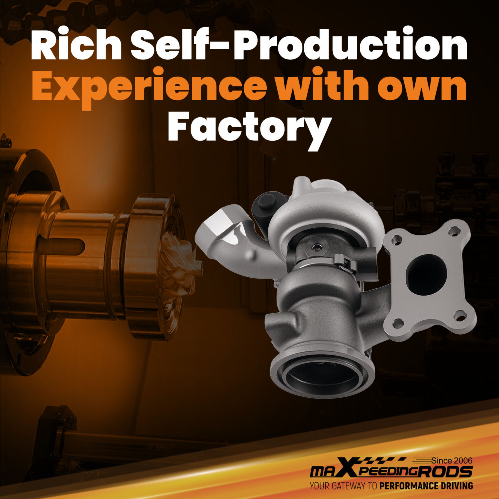 Turbocharger TD025 compatibile per VW Golf VII 1.4 TSI 150PS 2014-2021 04E145715B 04E145721P