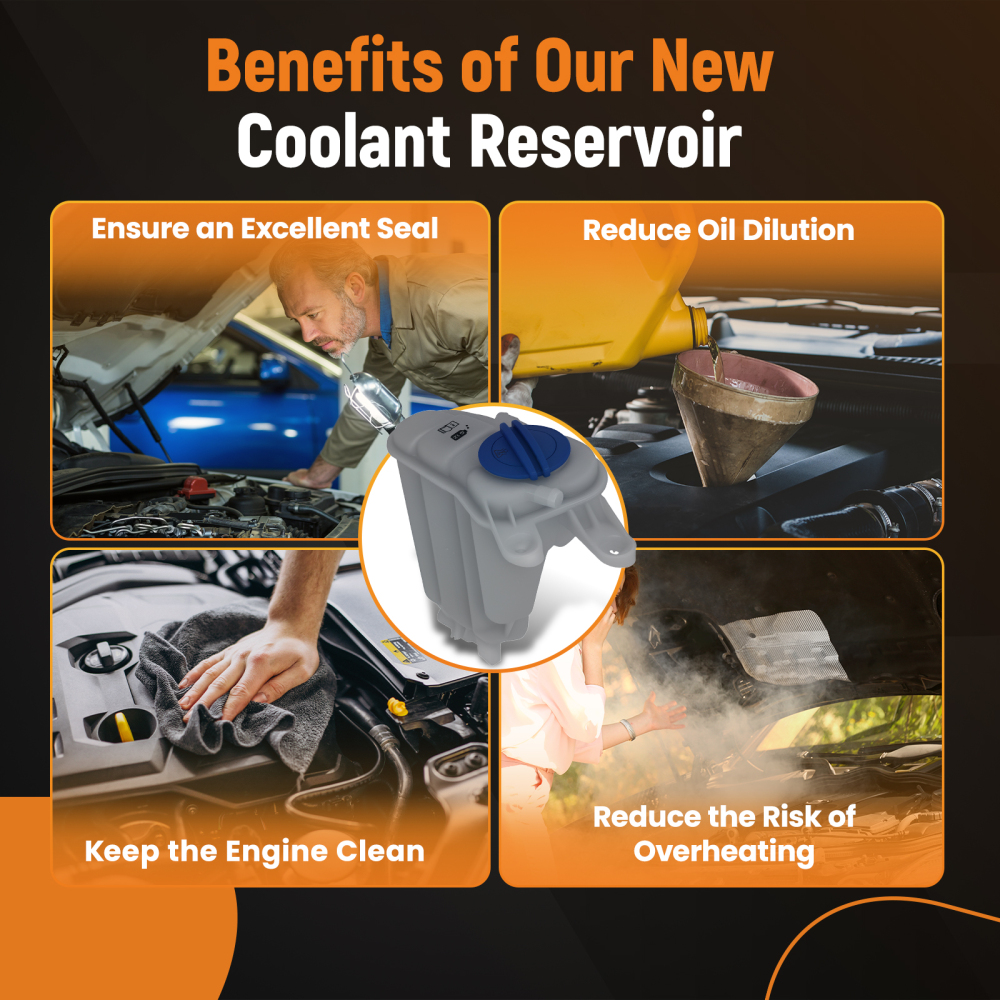 Coolant Assembly compatible for Audi A4 Quattro A5 Q5 2012-2016 8K0121403Q with Sensor