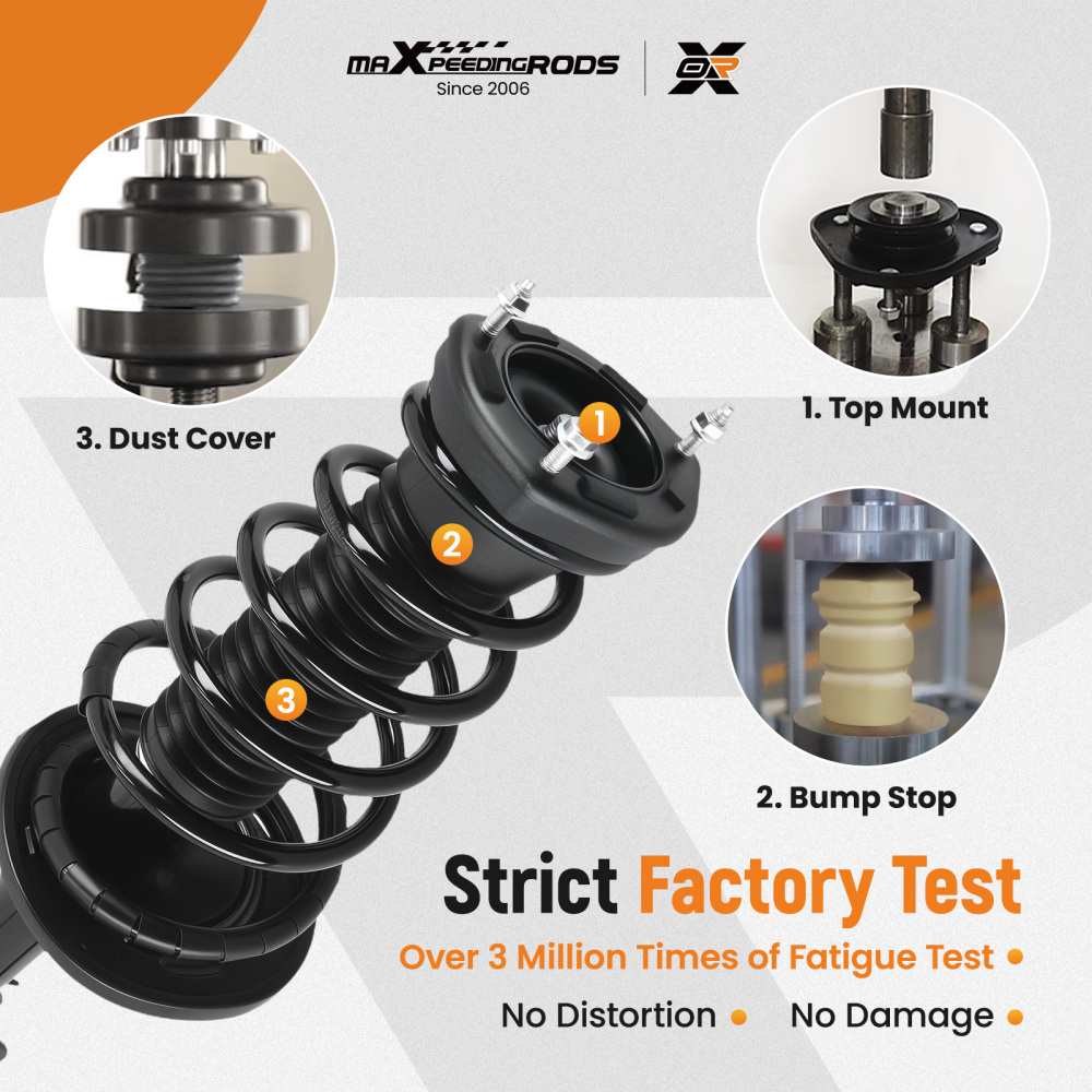 2PC Rear Quick Complete Strut Assembly For 2012-2017 compatible for Toyota Camry Hybrid LE XLE