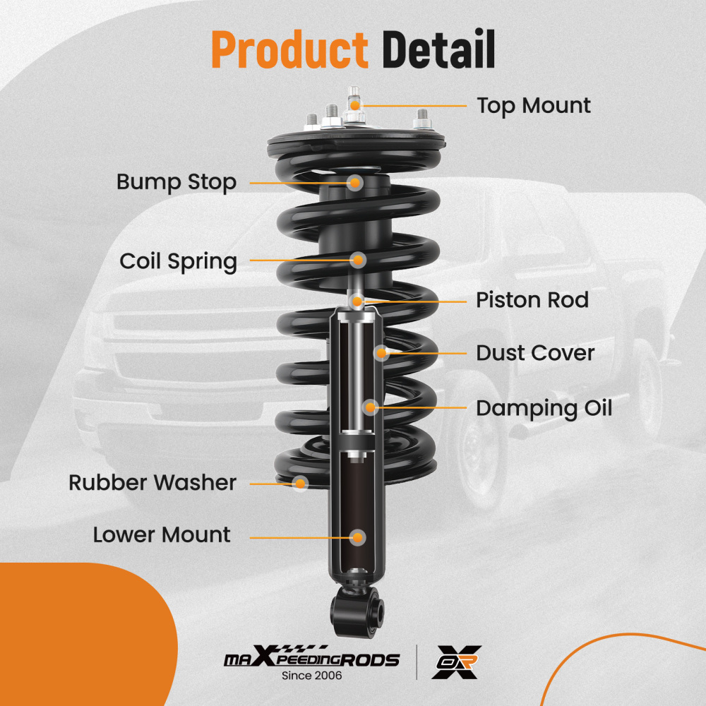 Suspension Kit Front Strut Spring Assembly compatible for INFINITI QX56 RWD 2004-2010
