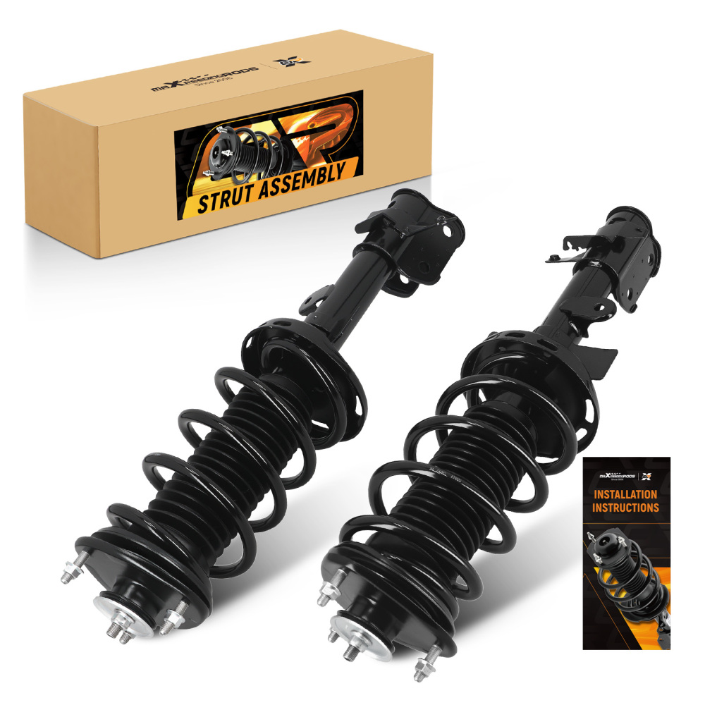 Pair L+R Front Complete Shocks Struts Assembly For 2011-2012 compatible for Honda Odyssey 3.5L
