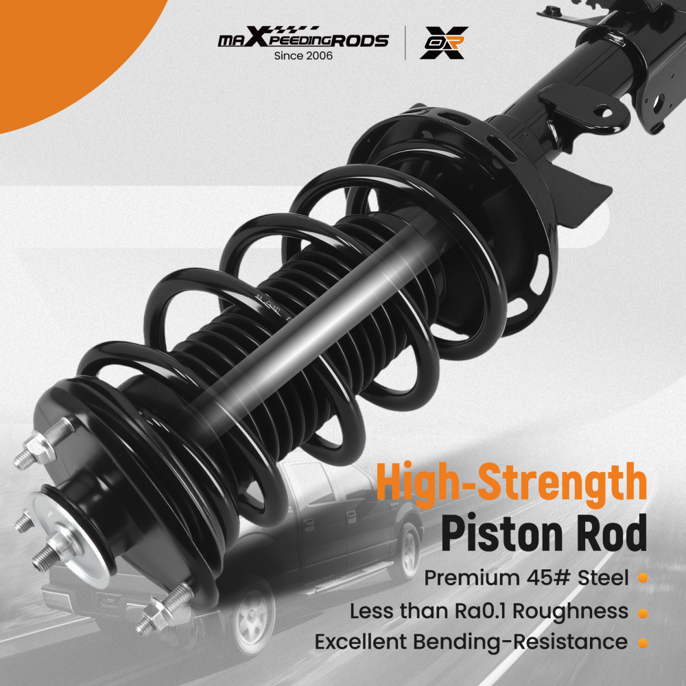 Pair L+R Front Complete Shocks Struts Assembly For 2011-2012 compatible for Honda Odyssey 3.5L