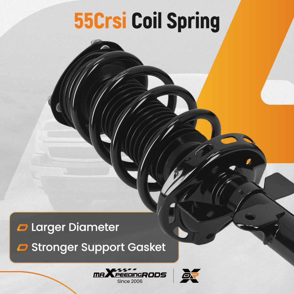 Pair L+R Front Complete Shocks Struts Assembly For 2011-2012 compatible for Honda Odyssey 3.5L