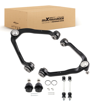 Front Upper Control Arms w/Ball Joint Sway Bars Kit for 1999-2006 compatible for Silverado 1500