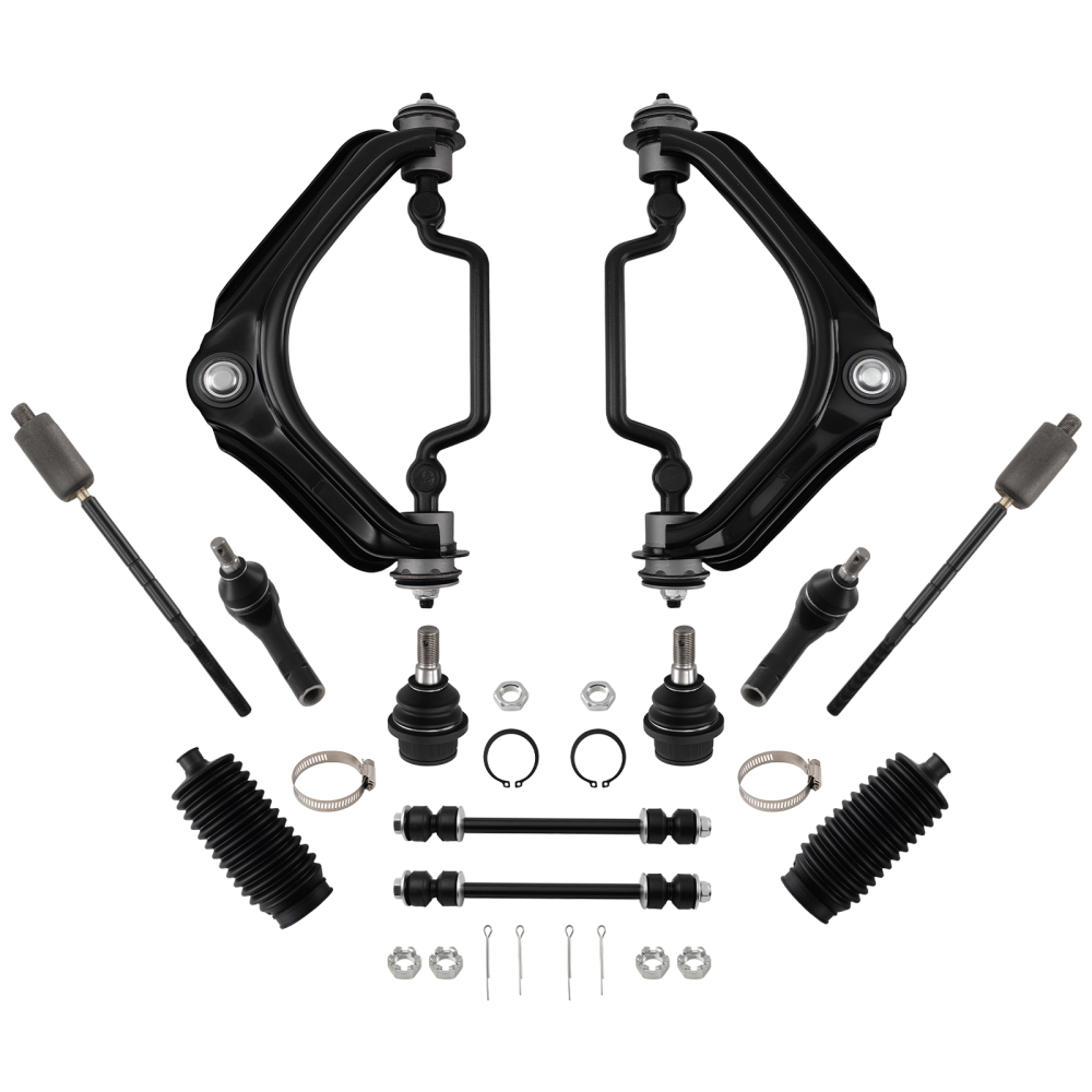 12x Front Upper Control Arms Ball Joints Sway Bars compatible for Ford Explorer Mountaineer
