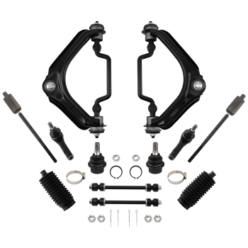 12x Front Upper Control Arms Ball Joints Sway Bars compatible for Ford Explorer Mountaineer