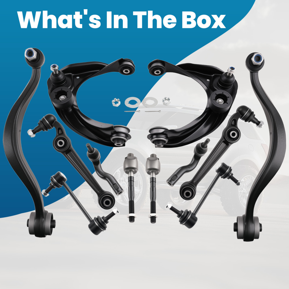 Front Lower Control Arms Ball Joints Sway Bars compatible for Ford Fusion compatible for Mercury Milan 