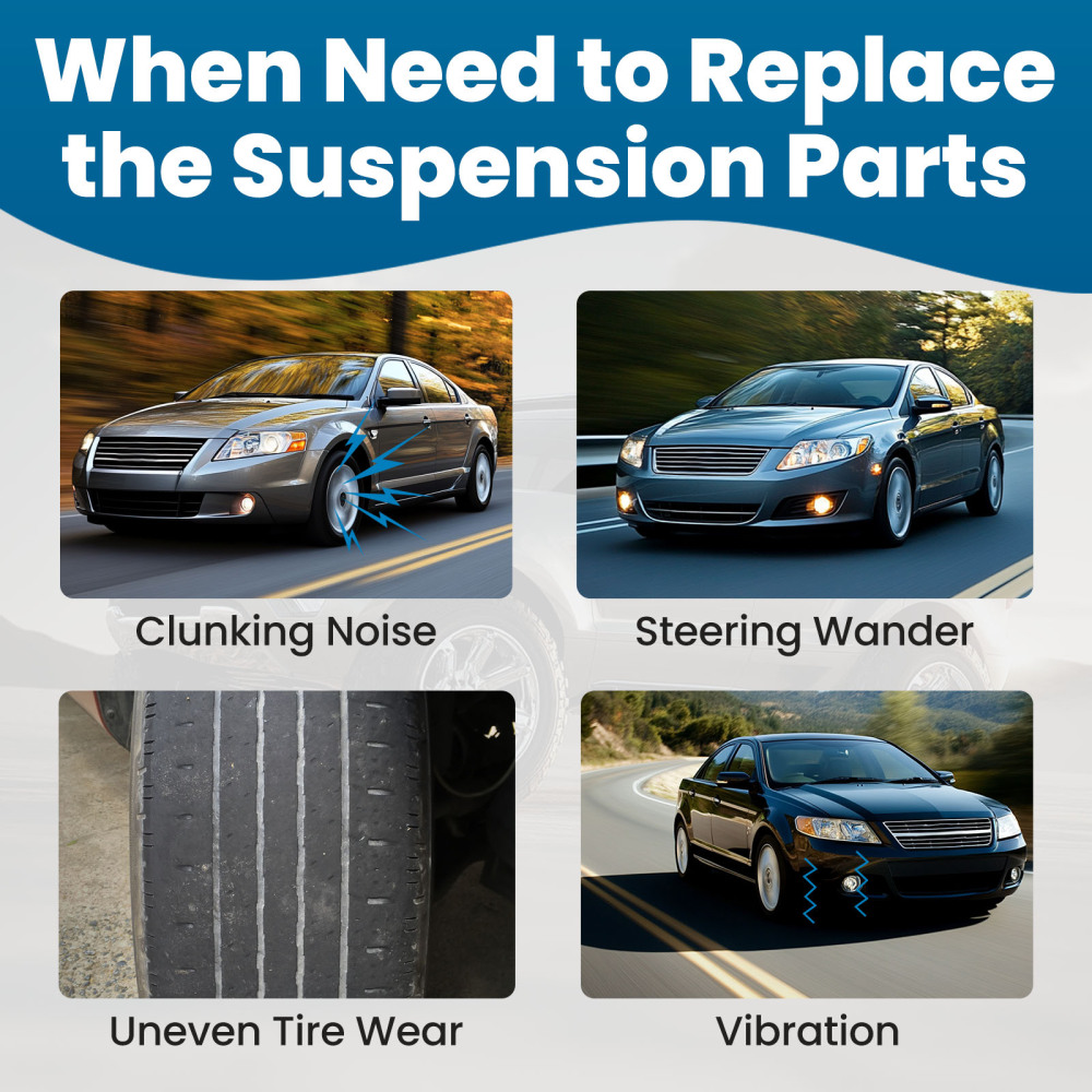 Front Lower Control Arms Ball Joints Sway Bars compatible for Ford Fusion compatible for Mercury Milan 