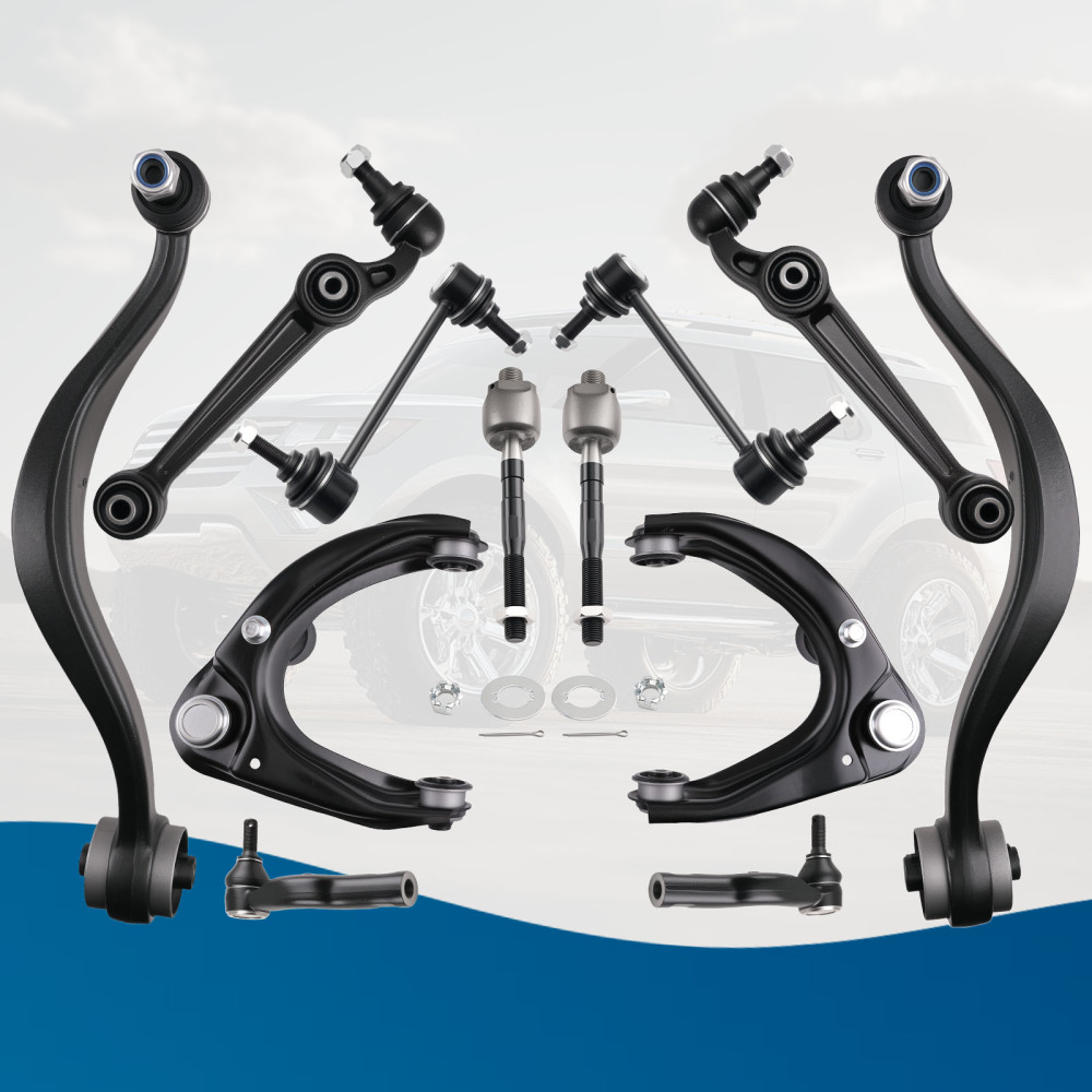 Front Lower Control Arms Ball Joints Sway Bars compatible for Ford Fusion compatible for Mercury Milan 