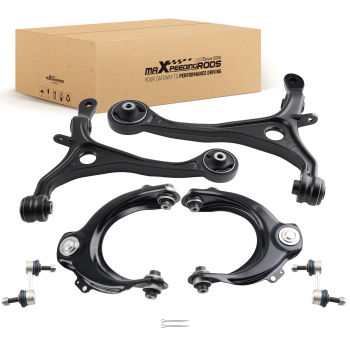 Suspension Front Upper Lower Control Arms Sway Bars for 2003-2007 compatible for Honda Accord