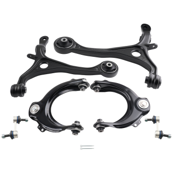 Suspension Front Upper Lower Control Arms Sway Bars for 2003-2007 compatible for Honda Accord