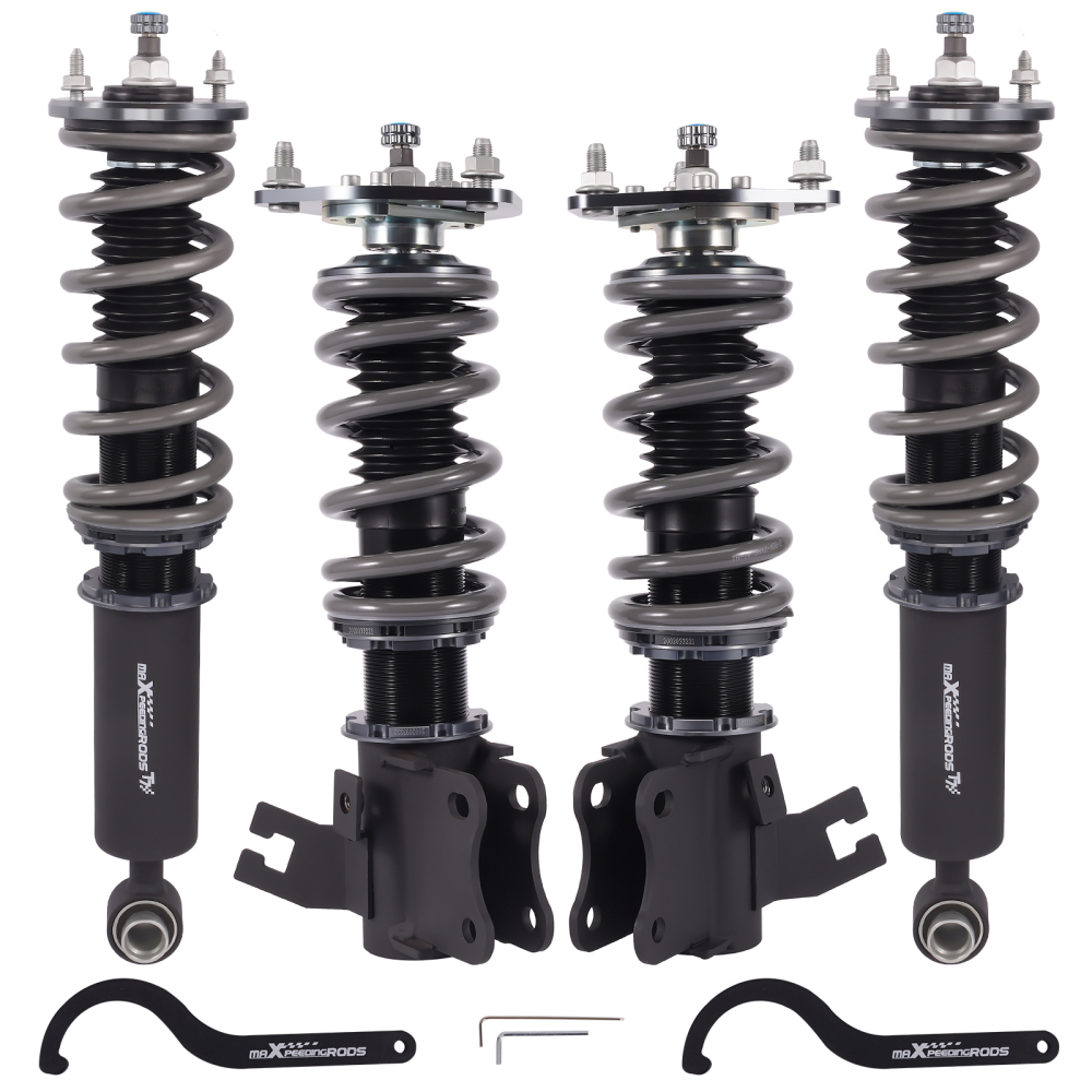 MaXpeedingrods T7 Coilovers 24 Way Damper Adjustable compatible for Nissan 240SX S13 89-94