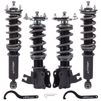 MaXpeedingrods T7 Coilovers 24 Way Damper Adjustable compatible for Nissan 240SX S13 89-94