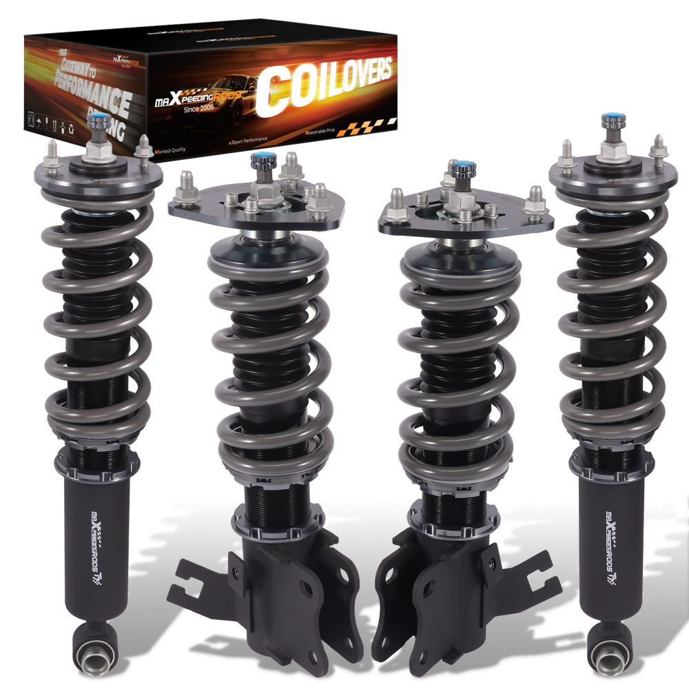 MaXpeedingrods T7 Coilovers 24 Way Damper Adjustable compatible for Nissan 240SX S13 89-94