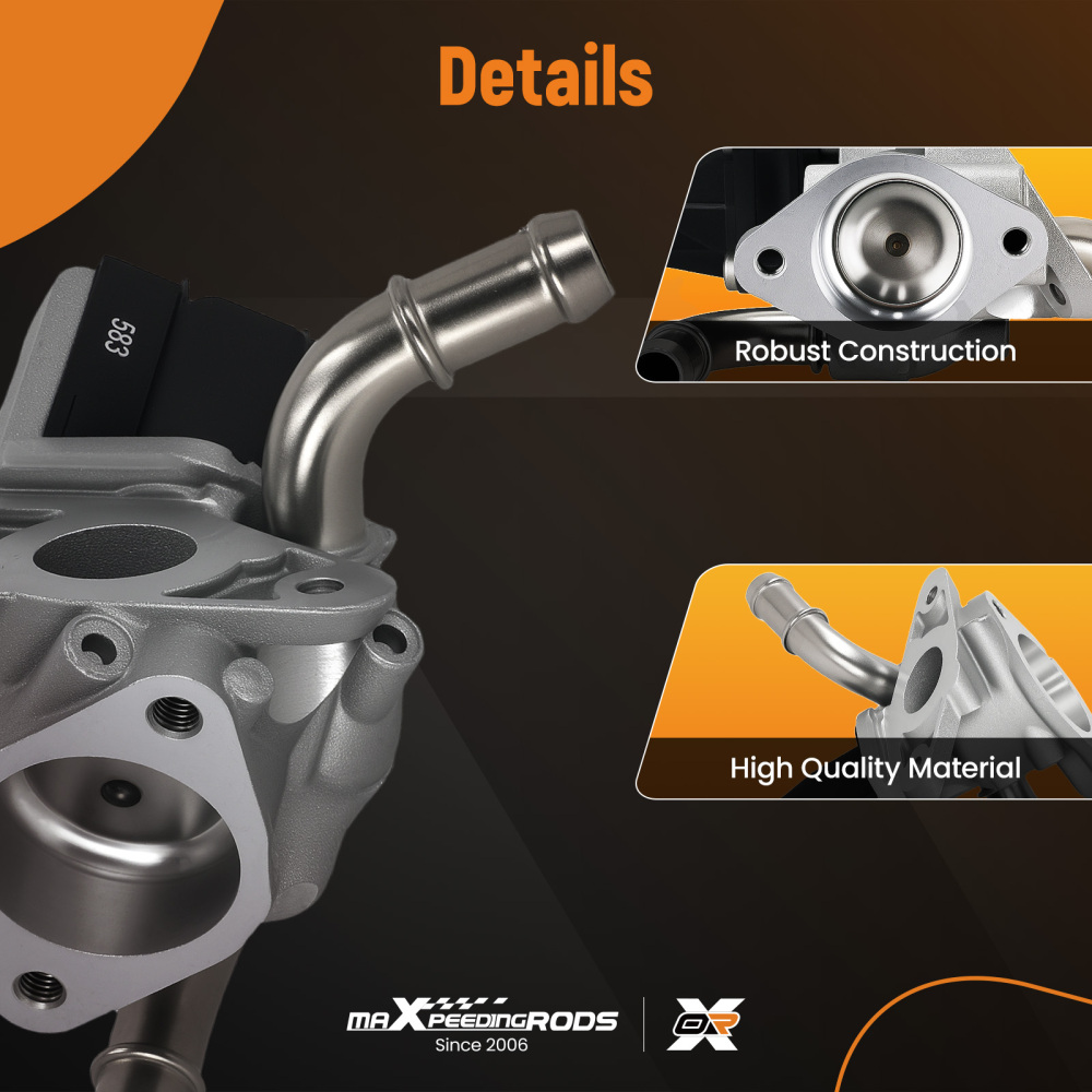 Valvola EGR compatibile per Ford Transit 2.2 2.4 TDCi 2010-2014 1673226 9C1Q9D475AB