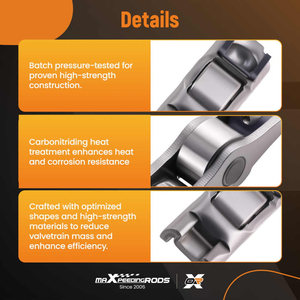 16 ROCKER ARMS 16 Hydraulic compatible for Audi A3 compatible for VW Beetle compatible for Golf Jetta 2.0L 03L109521A