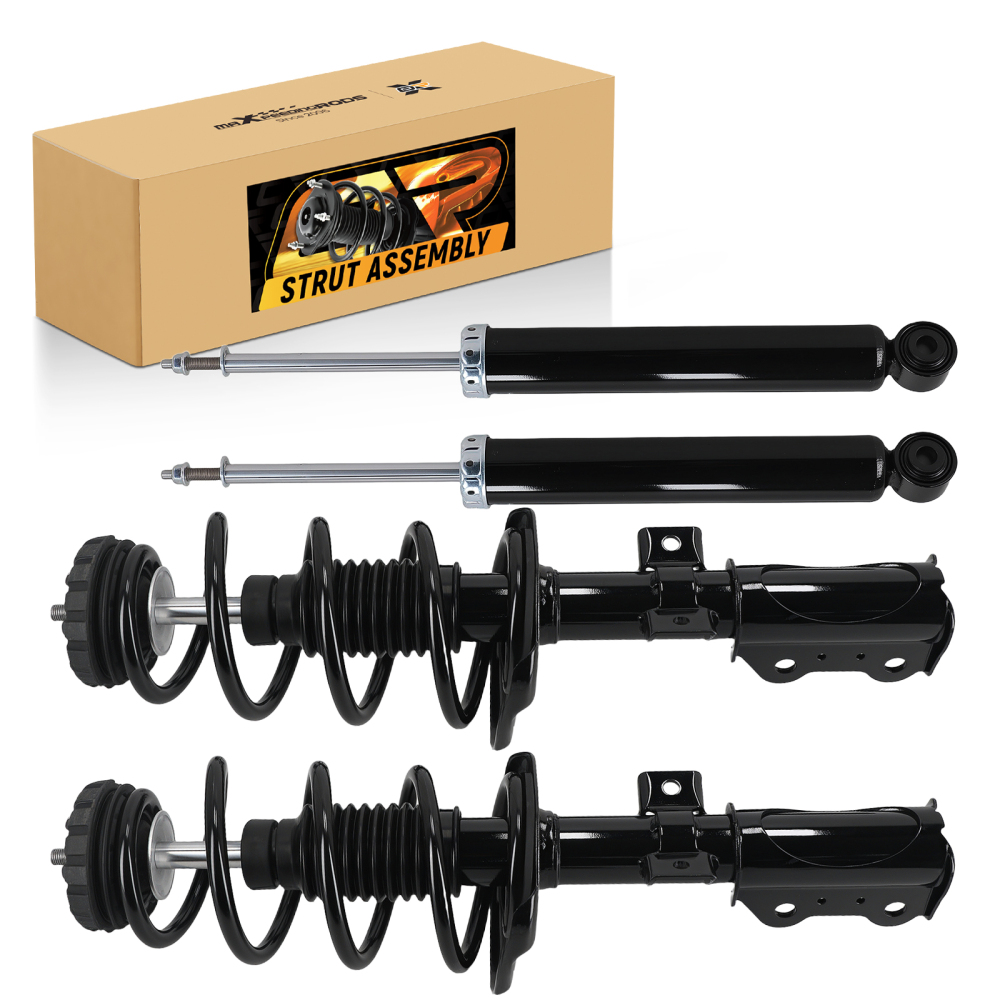 4Pcs Front Struts w/Coil Spring Rear Shocks Absorber for 2010-2016 compatible for Cadillac SRX