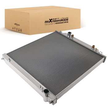 4 Row Aluminum Radiator compatible for Ford F-250 6.0L Powerstroke 2003-2007