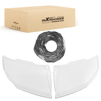 Headlight Lens Cover w/ Glue compatible for Cadillac CTS Compatible for Cadillac CTS-v Wagon 2011-2014