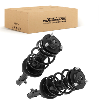 Pair Front Struts Shocks w/Coil Spring Assembly For 2007-2010 compatible for Toyota Sienna FWD