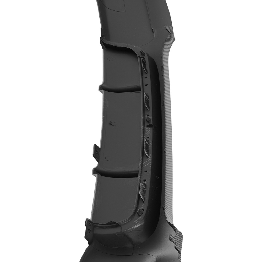 Bumper Addon Lip compatible for BMW 3 Series E90 E91 M Sport 2004-2013 Carbon Design