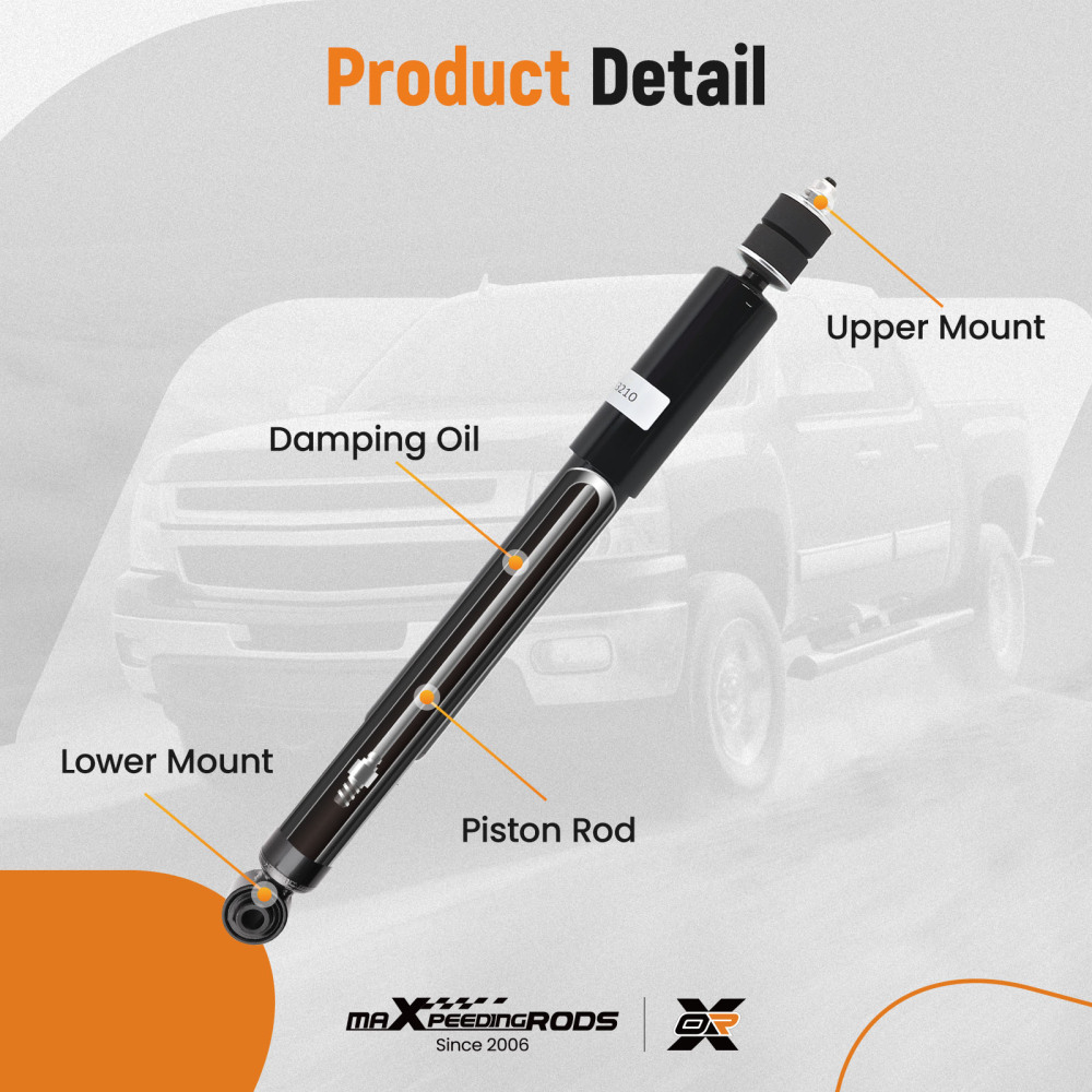 Rear Shock Absorber Assembly Left Right compatible for Dodge Ram 1500 3.7L 4.7L 5.7L 04-05